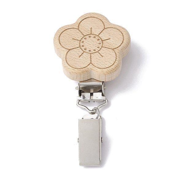 PandaHall Iron ID Card Clips with Wood Animal, Badge Holder Clip, Flower, 80.5mm Wood Flower Orange
PandaHall Iron ID Card Clips with Wood Animal, Badge Holder Clip, Flower, 80.5mm Wood Flower Orange