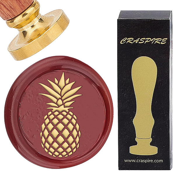 PandaHall CRASPIRE Pineapple Wax Seal Stamps Fruits Sealing Wax Stamp 25mm Retro Vintage Removable Brass Head with Wooden Handle for Wedding...
PandaHall CRASPIRE Pineapple Wax Seal Stamps Fruits Sealing Wax Stamp 25mm Retro Vintage Removable Brass Head with Wooden Handle for Wedding...