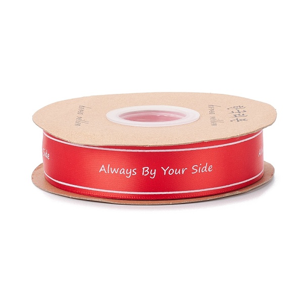 PandaHall Polyester Grosgrain Ribbons, with Word Always By Your Side, for Gifts Wrapping Party, Red, 1 inch(25mm), 45m/Roll Polyester Red
PandaHall Polyester Grosgrain Ribbons, with Word Always By Your Side, for Gifts Wrapping Party, Red, 1 inch(25mm), 45m/Roll Polyester Red