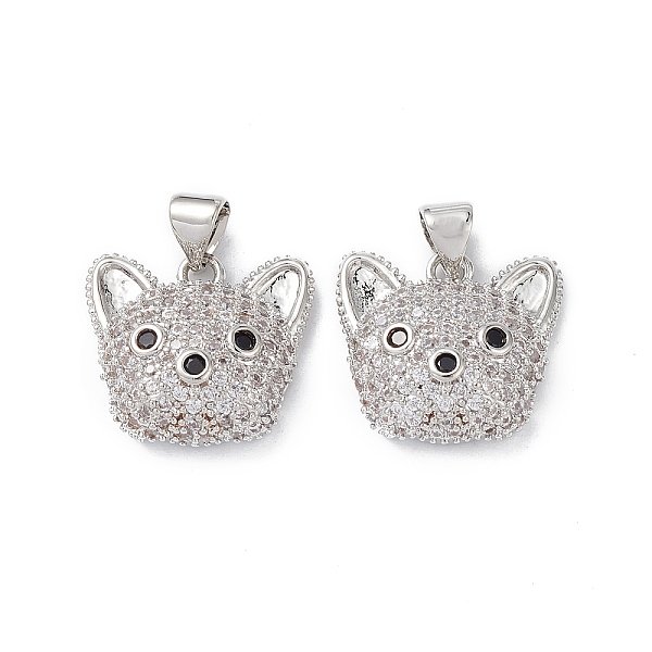 PandaHall Brass Micro Pave Cubic Zirconia Pendants, Real Platinum Plated, Dog Charms, Clear, 16x17x6.5mm, Hole: 5x3mm Brass+Cubic Zirconia...
PandaHall Brass Micro Pave Cubic Zirconia Pendants, Real Platinum Plated, Dog Charms, Clear, 16x17x6.5mm, Hole: 5x3mm Brass+Cubic Zirconia...