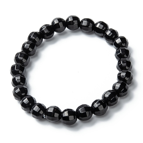 PandaHall Glass Beads Stretch Bracelets, Faceted, Round, Black, Beads: 8mm, Inner Diameter: 2 inch(5.1cm) Glass Black
PandaHall Glass Beads Stretch Bracelets, Faceted, Round, Black, Beads: 8mm, Inner Diameter: 2 inch(5.1cm) Glass Black