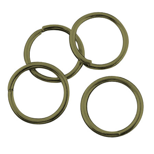 PandaHall Iron Jump Rings, Open Jump Rings, Cadmium Free & Nickel Free & Lead Free, Antique Bronze, 12x1.2mm, Inner Diameter: 9.6mm, about...
PandaHall Iron Jump Rings, Open Jump Rings, Cadmium Free & Nickel Free & Lead Free, Antique Bronze, 12x1.2mm, Inner Diameter: 9.6mm, about...