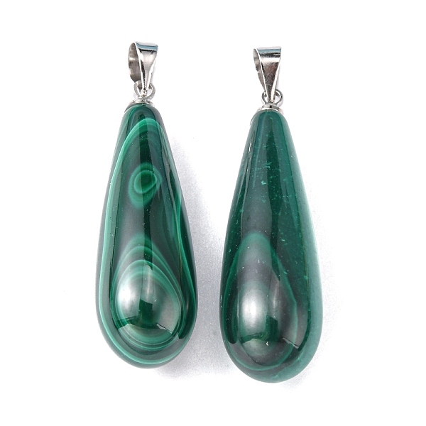 PandaHall Gemstone Pendants, Natural Malachite, Grade A, teardrop, Green, 34~37x10mm, Hole: 3.5mm Malachite Teardrop Green
PandaHall Gemstone Pendants, Natural Malachite, Grade A, teardrop, Green, 34~37x10mm, Hole: 3.5mm Malachite Teardrop Green