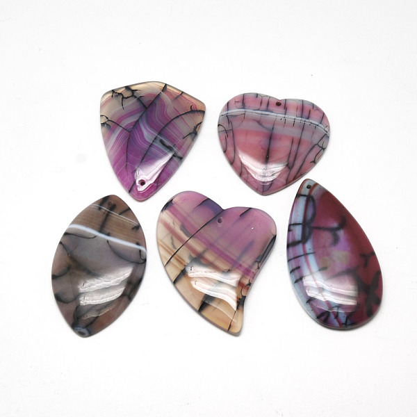 PandaHall Natural Brazilian Agate Pendants, Dyed & Heated, Mixed Shapes, 39~65x32~50x5~10mm, Hole: 2mm Brazilian Agate Mixed Shapes
PandaHall Natural Brazilian Agate Pendants, Dyed & Heated, Mixed Shapes, 39~65x32~50x5~10mm, Hole: 2mm Brazilian Agate Mixed Shapes