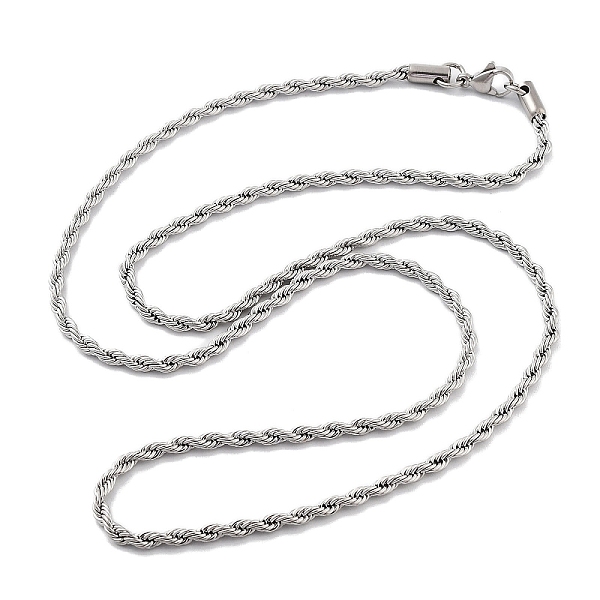 PandaHall Brass Chain Necklaces, Torsion Chain, Real Platinum Plated, 23.94 inch(608mm) Brass
PandaHall Brass Chain Necklaces, Torsion Chain, Real Platinum Plated, 23.94 inch(608mm) Brass