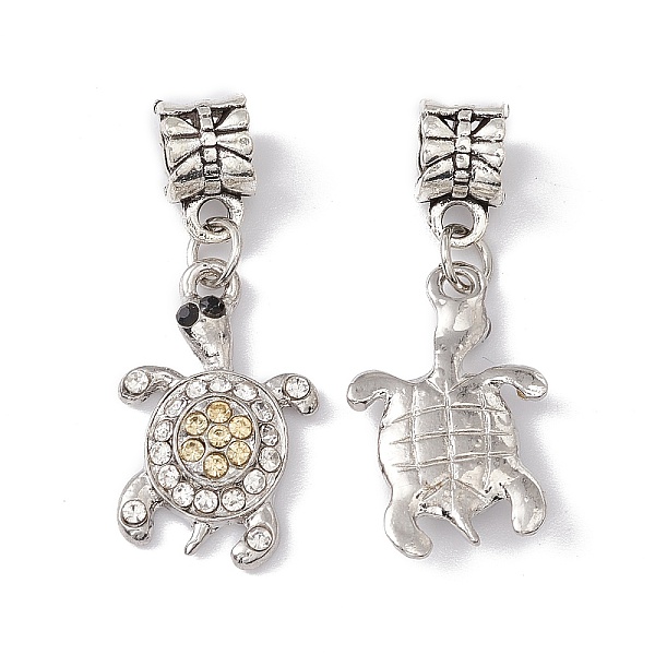 PandaHall Tortoise Alloy Rhinestone European Dangle Charms, Large Hole Pendants, Antique Silver, Topaz, 35mm, Tortoise: 21x14x3.5mmHole..., Yellow
PandaHall Tortoise Alloy Rhinestone European Dangle Charms, Large Hole Pendants, Antique Silver, Topaz, 35mm, Tortoise: 21x14x3.5mmHole..., Yellow