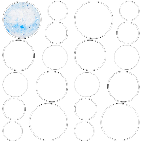 PandaHall SUNNYCLUE 1 Box 100Pcs 5 Sizes Brass Linking Rings Open Bezel Charms Round Earring Hoops Earrings Charm Connector Links Frames...
PandaHall SUNNYCLUE 1 Box 100Pcs 5 Sizes Brass Linking Rings Open Bezel Charms Round Earring Hoops Earrings Charm Connector Links Frames...