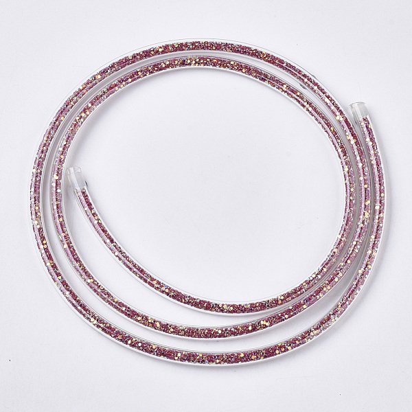 PandaHall Eco-Friendly PVC Synthetic Rubber Cord, with Paillette/Sequins Inside, Red, 6mm, about 0.98~1.31 yards(0.9~1.2m)/strand PVC Red
PandaHall Eco-Friendly PVC Synthetic Rubber Cord, with Paillette/Sequins Inside, Red, 6mm, about 0.98~1.31 yards(0.9~1.2m)/strand PVC Red