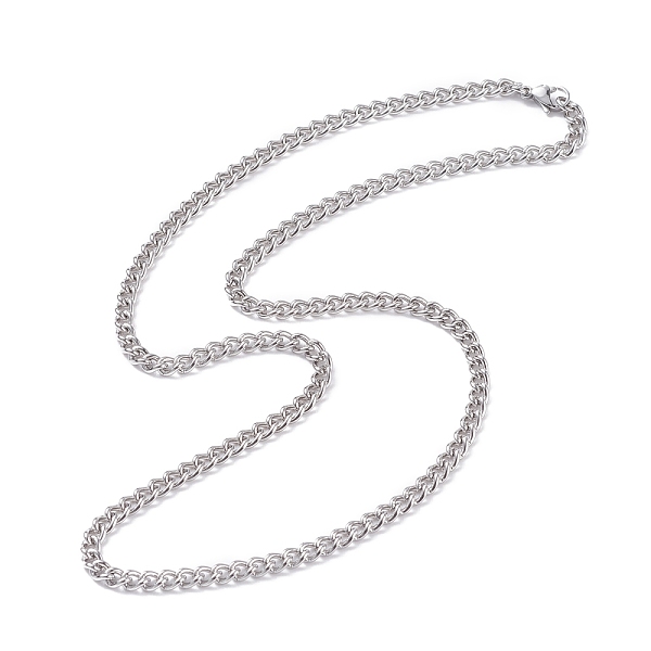 PandaHall 304 Stainless Steel Curb Chains Necklace for Men Women, Stainless Steel Color, 20.08 inch(51cm) 304 Stainless Steel
PandaHall 304 Stainless Steel Curb Chains Necklace for Men Women, Stainless Steel Color, 20.08 inch(51cm) 304 Stainless Steel
