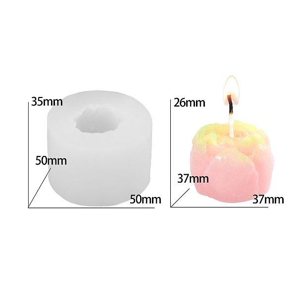 PandaHall DIY Silicone Candle Molds, Resin Casting Molds, For UV Resin, Epoxy Resin Jewelry Making, White, 5x3.5cm Silicone Flower White
PandaHall DIY Silicone Candle Molds, Resin Casting Molds, For UV Resin, Epoxy Resin Jewelry Making, White, 5x3.5cm Silicone Flower White
