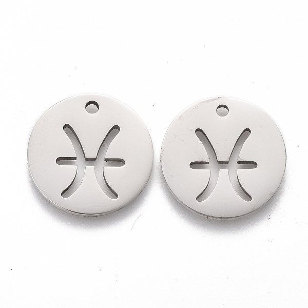 PandaHall 201 Stainless Steel Pendants, Twelve Constellations, Stainless Steel Color, Pisces, 16x1.2mm, Hole: 1.5mm 201 Stainless Steel...
PandaHall 201 Stainless Steel Pendants, Twelve Constellations, Stainless Steel Color, Pisces, 16x1.2mm, Hole: 1.5mm 201 Stainless Steel...