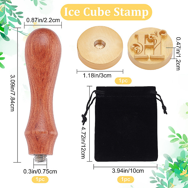 PandaHall CRASPIRE Ice Mould Initial H Ice Cube Stamp Ice Branding Stamp with Removable Brass Head & Wood Handle Ice Stamp for Ice Cubes...
PandaHall CRASPIRE Ice Mould Initial H Ice Cube Stamp Ice Branding Stamp with Removable Brass Head & Wood Handle Ice Stamp for Ice Cubes...