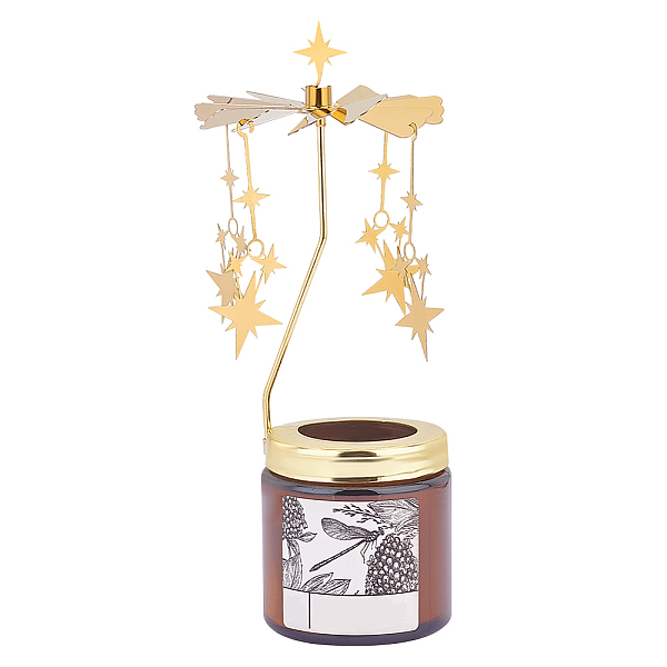 PandaHall Stainless Steel Rotating Tealight Candle Holder, with Iron Charms, for Candle Lover, Romantic Wedding, Christmas Party, Golden...
PandaHall Stainless Steel Rotating Tealight Candle Holder, with Iron Charms, for Candle Lover, Romantic Wedding, Christmas Party, Golden...