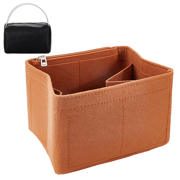 PandaHall Wool Felt Purse Organizer Insert, Mini Tote Basket Shaper Liner, Make-up Storage Bag Accessories, Rectangle, Chocolate..., Brown
PandaHall Wool Felt Purse Organizer Insert, Mini Tote Basket Shaper Liner, Make-up Storage Bag Accessories, Rectangle, Chocolate..., Brown