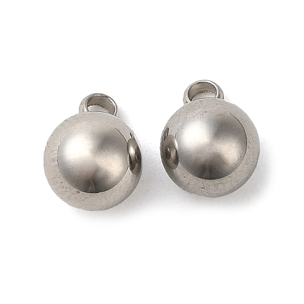 PandaHall 304 Stainless Steel Charms, Ball Charm, Stainless Steel Color, 8.5x6mm, Hole: 1.5mm 304 Stainless Steel Round
PandaHall 304 Stainless Steel Charms, Ball Charm, Stainless Steel Color, 8.5x6mm, Hole: 1.5mm 304 Stainless Steel Round