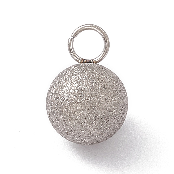 PandaHall 304 Stainless Steel Pendants, Textured, Round Charm, Stainless Steel Color, 12x8mm, Hole: 2.5mm 304 Stainless Steel Round
PandaHall 304 Stainless Steel Pendants, Textured, Round Charm, Stainless Steel Color, 12x8mm, Hole: 2.5mm 304 Stainless Steel Round