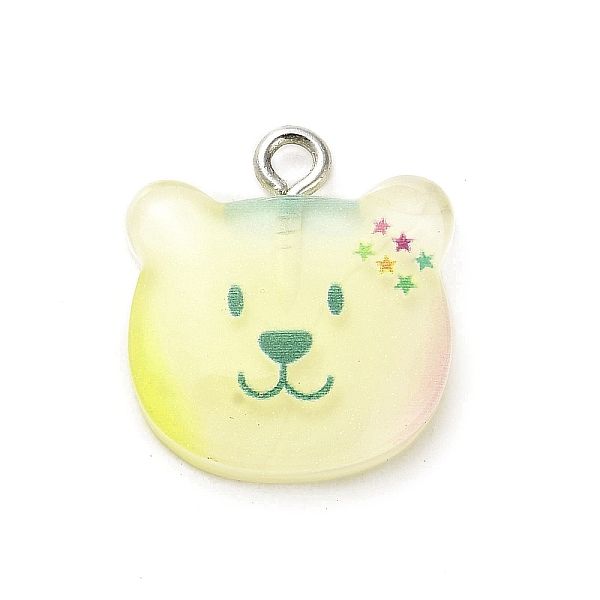 PandaHall Translucent Resin Pendants, Animals Charms with Platinum Plated Iron Loops, Bear, 18.5x17x3.8mm, Hole: 1.7mm Resin Bear
PandaHall Translucent Resin Pendants, Animals Charms with Platinum Plated Iron Loops, Bear, 18.5x17x3.8mm, Hole: 1.7mm Resin Bear