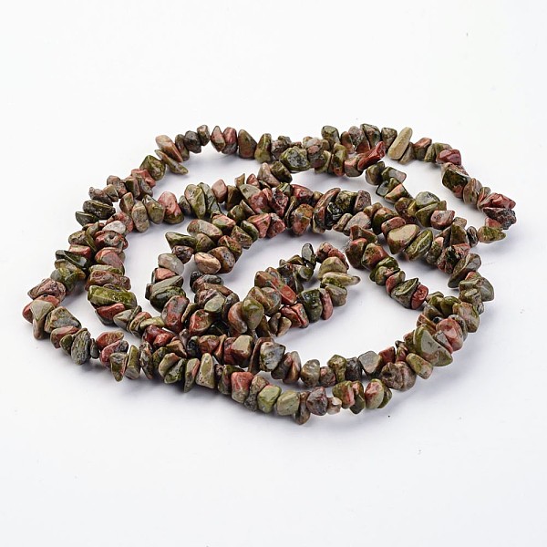 PandaHall Natural Unakite Chips Beads Strands, 5~8mm, Hole: 0.3mm, 32 inch Unakite Chip Green
PandaHall Natural Unakite Chips Beads Strands, 5~8mm, Hole: 0.3mm, 32 inch Unakite Chip Green