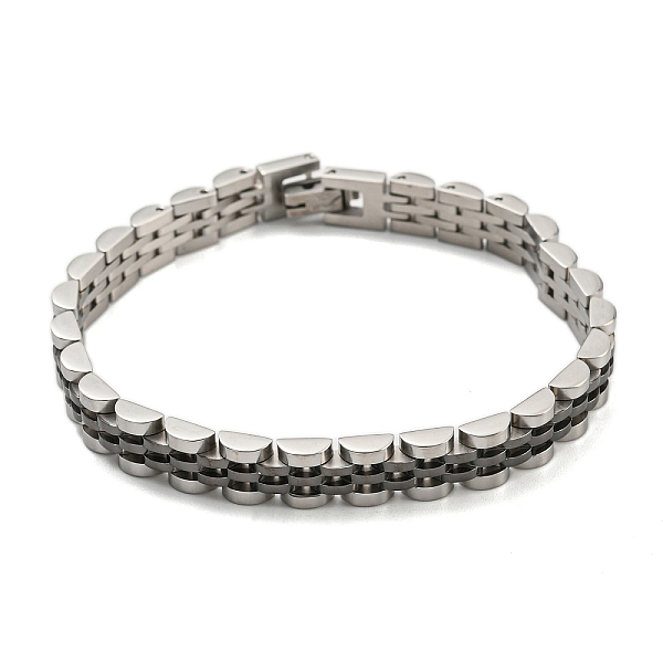 PandaHall Ion Plating(IP) 304 Stainless Steel Thick Link Chain Bracelet, Watch Band Chain Bracelet for Men Women, Gunmetal & Stainless Steel...
PandaHall Ion Plating(IP) 304 Stainless Steel Thick Link Chain Bracelet, Watch Band Chain Bracelet for Men Women, Gunmetal & Stainless Steel...