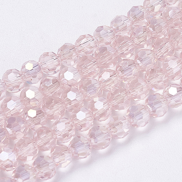 PandaHall Electroplate Glass Beads Strands, AB Color Plated, Faceted(32 Facets), Round, Pink, 3.5~4.5mm, Hole: 0.5mm, about 100pcs/strand...
PandaHall Electroplate Glass Beads Strands, AB Color Plated, Faceted(32 Facets), Round, Pink, 3.5~4.5mm, Hole: 0.5mm, about 100pcs/strand...
