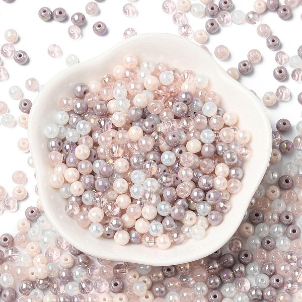 PandaHall Glass Beads, Round, Mixed Style, Pink, 4~4.5x4mm, Hole: 0.8mm, about 1000pcs/1 bag Glass Round Pink
PandaHall Glass Beads, Round, Mixed Style, Pink, 4~4.5x4mm, Hole: 0.8mm, about 1000pcs/1 bag Glass Round Pink