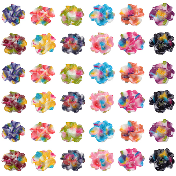 PandaHall SUNNYCLUE Spray Painted Resin Cabochons, Flower, Mixed Color, 14x13.5x6mm, 50pcs/box Resin Flower Multicolor
PandaHall SUNNYCLUE Spray Painted Resin Cabochons, Flower, Mixed Color, 14x13.5x6mm, 50pcs/box Resin Flower Multicolor