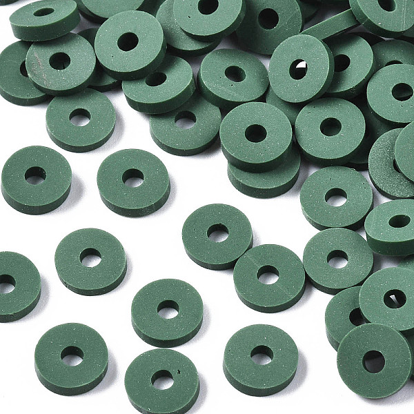 PandaHall Handmade Polymer Clay Beads, Disc/Flat Round, Heishi Beads, Sea Green, 6x1mm, Hole: 2mm, about 23500pcs/1000g Polymer Clay Disc
PandaHall Handmade Polymer Clay Beads, Disc/Flat Round, Heishi Beads, Sea Green, 6x1mm, Hole: 2mm, about 23500pcs/1000g Polymer Clay Disc