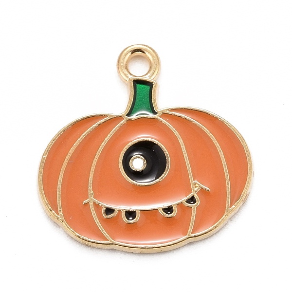 PandaHall Halloween Alloy Enamel Pandants, Light Gold, Pumpkin with Eye, Dark Orange, 20x20x1.5mm, Hole: 1.8mm Alloy+Enamel Pumpkin
PandaHall Halloween Alloy Enamel Pandants, Light Gold, Pumpkin with Eye, Dark Orange, 20x20x1.5mm, Hole: 1.8mm Alloy+Enamel Pumpkin