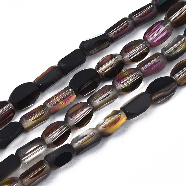 PandaHall Electroplate Glass Beads Strands, Faceted, Half Plated, Cuboid, Black Plated, 6~7x4~5x3mm, Hole: 0.8mm, about 80pcs/strand, 20.08...
PandaHall Electroplate Glass Beads Strands, Faceted, Half Plated, Cuboid, Black Plated, 6~7x4~5x3mm, Hole: 0.8mm, about 80pcs/strand, 20.08...