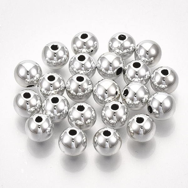 PandaHall UV Plating ABS Plastic Beads, Round, Platinum Plated, 13.5~14x13mm, Hole: 2.5mm ABS Plastic Round
PandaHall UV Plating ABS Plastic Beads, Round, Platinum Plated, 13.5~14x13mm, Hole: 2.5mm ABS Plastic Round