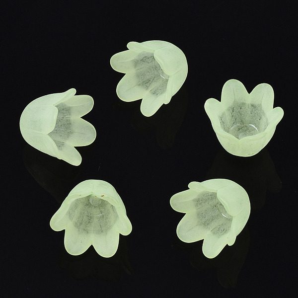 PandaHall Transparent Acrylic Bead Caps, Frosted, Flower, 6-Petal, Pale Green, 8x10.5x10.5mm, Hole: 1.4mm Acrylic
PandaHall Transparent Acrylic Bead Caps, Frosted, Flower, 6-Petal, Pale Green, 8x10.5x10.5mm, Hole: 1.4mm Acrylic