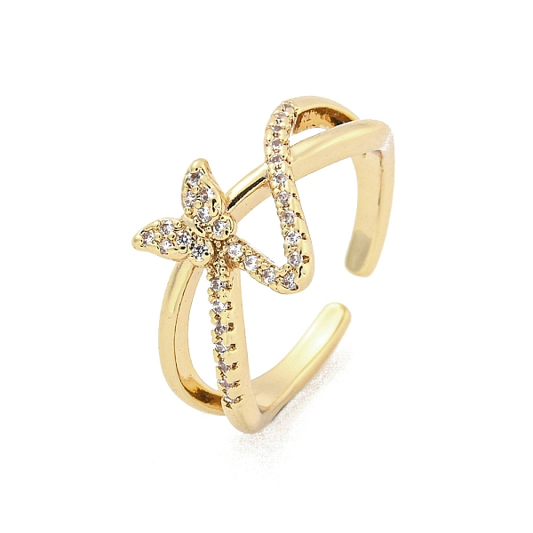PandaHall Brass Micro Pave Cubic Zirconia Cuff Rings, Butterfly Open Rings for Women, Long-Lasting Plated, Golden, Adjustable Brass+Cubic..., Clear
PandaHall Brass Micro Pave Cubic Zirconia Cuff Rings, Butterfly Open Rings for Women, Long-Lasting Plated, Golden, Adjustable Brass+Cubic..., Clear