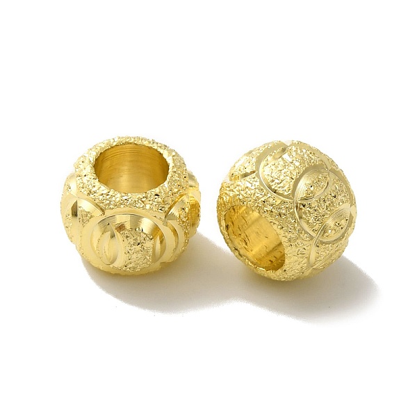 PandaHall Textured Brass Beads, Lead Free & Cadmium Free, Large Hole Beads, Rondelle, Real 24K Gold Plated, 8x6mm, Hole: 4mm Brass Rondelle
PandaHall Textured Brass Beads, Lead Free & Cadmium Free, Large Hole Beads, Rondelle, Real 24K Gold Plated, 8x6mm, Hole: 4mm Brass Rondelle