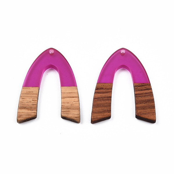 PandaHall Transparent Resin & Walnut Wood Pendants, V-Shaped Charm, Orchid, 38x29x3mm, Hole: 2mm Resin+Wood Letter Purple
PandaHall Transparent Resin & Walnut Wood Pendants, V-Shaped Charm, Orchid, 38x29x3mm, Hole: 2mm Resin+Wood Letter Purple