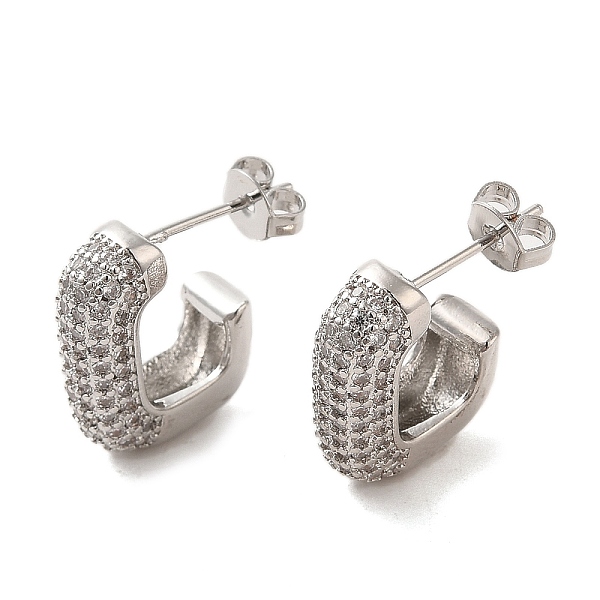 PandaHall Brass Micro Pave Clear Cubic Zirconia Stud Earrings for Women, Letter J, Platinum, 16.5x5mm Brass Clear
PandaHall Brass Micro Pave Clear Cubic Zirconia Stud Earrings for Women, Letter J, Platinum, 16.5x5mm Brass Clear