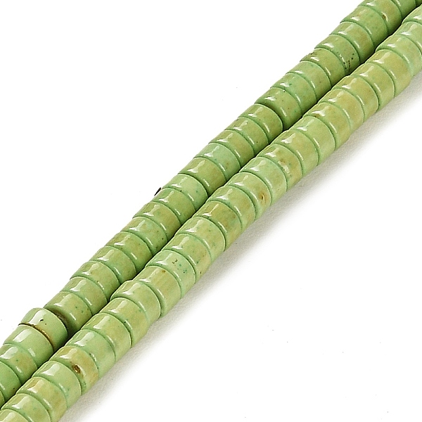 PandaHall Synthetic Turquoise Beads Strands, Disc, Dyed, Heishi Beads, Yellow Green, 4.5x2.5mm, Hole: 1.2mm, about 158pcs/strand, 15.28 inch...
PandaHall Synthetic Turquoise Beads Strands, Disc, Dyed, Heishi Beads, Yellow Green, 4.5x2.5mm, Hole: 1.2mm, about 158pcs/strand, 15.28 inch...