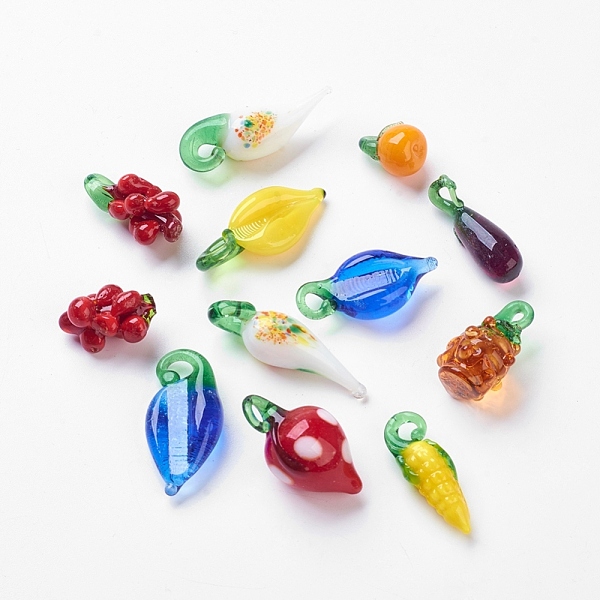 PandaHall Handmade Lampwork Beads, Mixed Color, Size: about 10.5~15mm in diameter, 22~34.5mm long, hole: 3mm Lampwork Others Multicolor
PandaHall Handmade Lampwork Beads, Mixed Color, Size: about 10.5~15mm in diameter, 22~34.5mm long, hole: 3mm Lampwork Others Multicolor