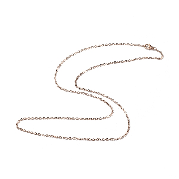 PandaHall Ion Plating(IP) 304 Stainless Steel Cable Chain Necklace for Men Women, Rose Gold, 23.62 inch(60cm) 304 Stainless Steel
PandaHall Ion Plating(IP) 304 Stainless Steel Cable Chain Necklace for Men Women, Rose Gold, 23.62 inch(60cm) 304 Stainless Steel