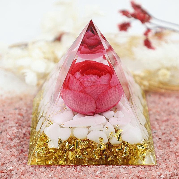 PandaHall Orgonite Pyramid Resin Energy Generators, Gemstone Chips Inside for Home Office Desk Decoration, Red, 50mm Resin Pyramid Red
PandaHall Orgonite Pyramid Resin Energy Generators, Gemstone Chips Inside for Home Office Desk Decoration, Red, 50mm Resin Pyramid Red