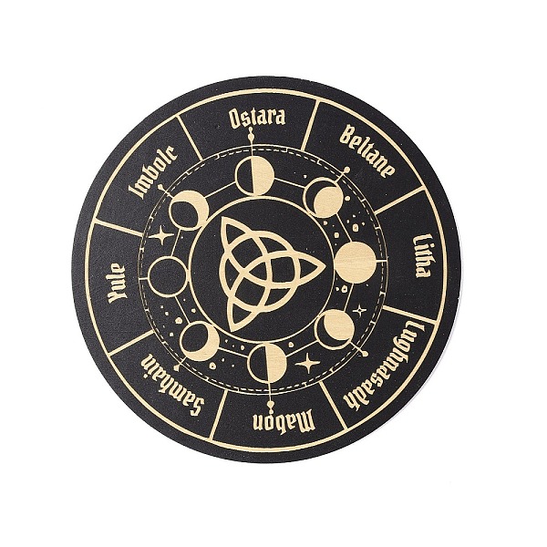PandaHall Wooden Carved Cup Mats, Heat Resistant Pot Mats, Tarot Theme Pendulum Board, for Home Kitchen, Flat Round, Trinity Knot Pattern..., Black
PandaHall Wooden Carved Cup Mats, Heat Resistant Pot Mats, Tarot Theme Pendulum Board, for Home Kitchen, Flat Round, Trinity Knot Pattern..., Black