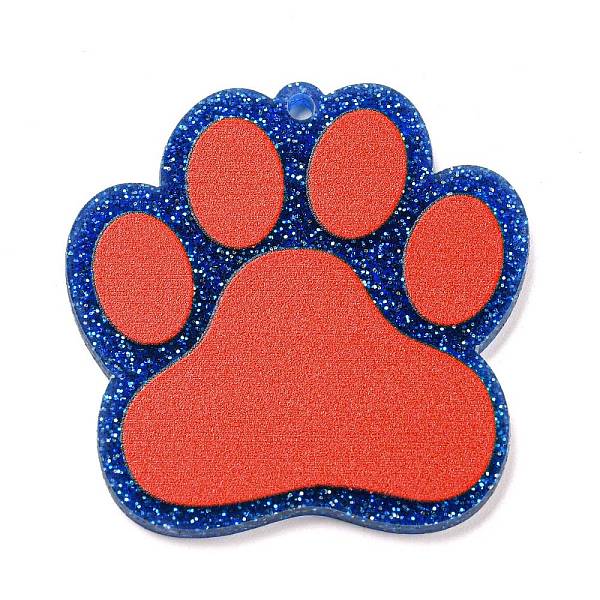 PandaHall Opaque Acrylic Pendants, with Glitter Powders, Cat Paw Print, Red, 38.5x38.5x2.5mm, Hole: 2mm Acrylic Paw Print Red
PandaHall Opaque Acrylic Pendants, with Glitter Powders, Cat Paw Print, Red, 38.5x38.5x2.5mm, Hole: 2mm Acrylic Paw Print Red