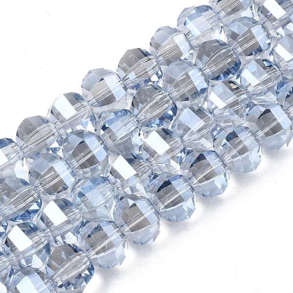 PandaHall Electroplate Transparent Glass Beads Strands, Round, Light Steel Blue, 9.5x8.5mm, Hole: 1.5mm, about 70pcs/strand, 24.80 inch...
PandaHall Electroplate Transparent Glass Beads Strands, Round, Light Steel Blue, 9.5x8.5mm, Hole: 1.5mm, about 70pcs/strand, 24.80 inch...