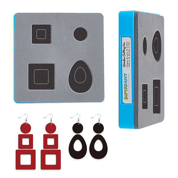 PandaHall SUPERDANT Earring Leather Earrings Cutting Die 4 Shapes Square Round Teardrop Dangle Earrings Jewelry Wooden Die Cuts Die Cutting...
PandaHall SUPERDANT Earring Leather Earrings Cutting Die 4 Shapes Square Round Teardrop Dangle Earrings Jewelry Wooden Die Cuts Die Cutting...
