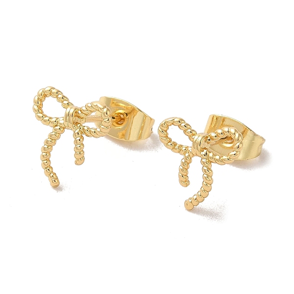 PandaHall Brass Stud Earrings, Bowknot, Real 18K Gold Plated, 10x9.5mm Brass Bowknot
PandaHall Brass Stud Earrings, Bowknot, Real 18K Gold Plated, 10x9.5mm Brass Bowknot