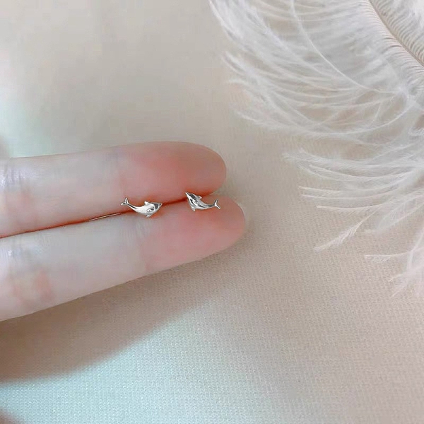 PandaHall Alloy Earrings for Women, with 925 Sterling Silver Pin, Dolphin, 10mm Alloy Dolphin
PandaHall Alloy Earrings for Women, with 925 Sterling Silver Pin, Dolphin, 10mm Alloy Dolphin