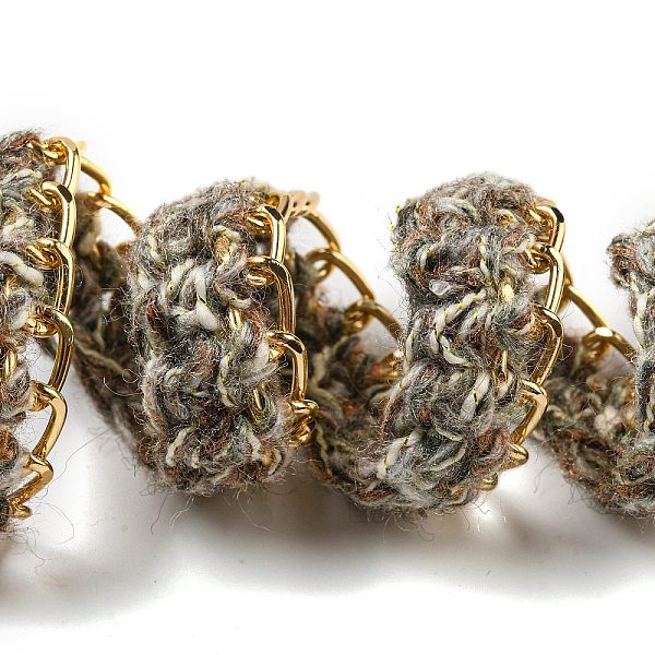 PandaHall Polyester Crochet Lace Trim, Knitted Decor Trimming with Golden Tone Aluminium Chain, for Clothes Bridal Dress, Olive, 5/8 inch..., Green
PandaHall Polyester Crochet Lace Trim, Knitted Decor Trimming with Golden Tone Aluminium Chain, for Clothes Bridal Dress, Olive, 5/8 inch..., Green
