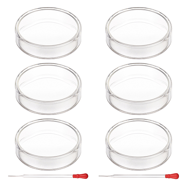 PandaHall Olycraft Flat Round Glass Biochemical Petri Dish, with Glass Dropper, Laboratory Equipment Accessories, Clear, 75.5~81.5x20mm...
PandaHall Olycraft Flat Round Glass Biochemical Petri Dish, with Glass Dropper, Laboratory Equipment Accessories, Clear, 75.5~81.5x20mm...