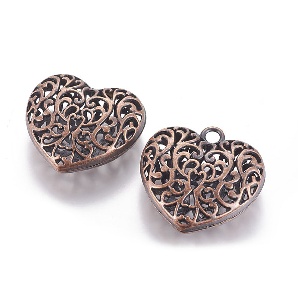 PandaHall Hollow Tibetan Style Alloy Heart Pendants, Cadmium Free & Nickel Free & Lead Free, Red Copper, 50x49x16mm, Hole: 5mm Alloy Heart
PandaHall Hollow Tibetan Style Alloy Heart Pendants, Cadmium Free & Nickel Free & Lead Free, Red Copper, 50x49x16mm, Hole: 5mm Alloy Heart