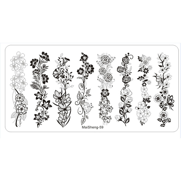 PandaHall Stainless Steel Nail Art Stamping Plates, Nail Image Flowers Owl Animal Easter Templates, for DIY Nail Manicuring Printing Tools...
PandaHall Stainless Steel Nail Art Stamping Plates, Nail Image Flowers Owl Animal Easter Templates, for DIY Nail Manicuring Printing Tools...