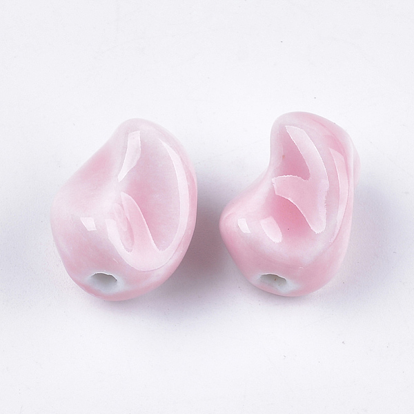 PandaHall Handmade Porcelain Beads, Bright Glazed Porcelain Style, Twist, Pink, 21x15x16.5mm, Hole: 3mm Porcelain Twist Pink
PandaHall Handmade Porcelain Beads, Bright Glazed Porcelain Style, Twist, Pink, 21x15x16.5mm, Hole: 3mm Porcelain Twist Pink